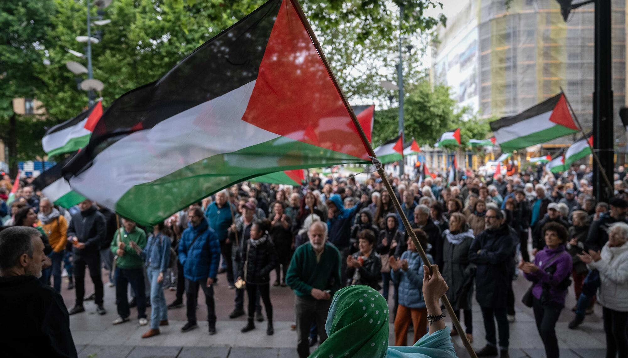 Fotos Palestina manifestación Nakba Donostia - 2